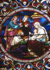 Adoration of the Magi north aisle Lincoln Cathedral, Lincoln, England, 19th century stained glass