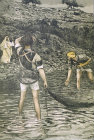 Calling of Peter and Andrew painting by James Tissot 19th century