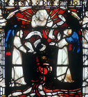 The third vial, Book of Revelations, 1405-1408, Great East window, York Minster, Yorkshire, England