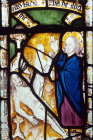 Creation of Eve, Creation window, sixteenth century, Church of St Neot, Cornwall, England