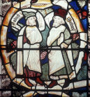 Zadok (Sadoch) and Nathan from fifteenth century Jesse Tree, St Margaret