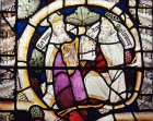 David and Solomon from fifteenth century Jesse tree  window, St Margaret