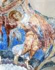 Fresco of an Angel in the Chapel of Saint Gabriel in the Crypt,  12th century, Canterbury Cathedral