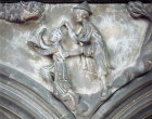Murder of Cain by Abel, sculpture no.14, Salisbury Cathedral, Salisbury, Wiltshire, England