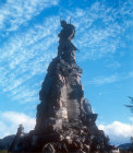 Black Watch, Highland regiment, memorial sculpture, Aberfeldy, Perthshire, Scotland