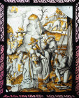 Abraham between Sarah and Hagar, sixteenth century Netherlandish panel, St Mary