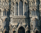 England, Salisbury Cathedral, the West Front, 13th century