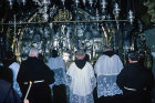 Israel, Jerusalem, the Holy Sepulchre, praying at the altar