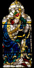 William Courtenay, Archbishop of Canterbury 1381-1396, window no.1, south nave aisle, twentieth century, Arthur Frederick Erridge, Exeter Cathedral, Devon, England
