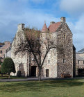 Mary Queen of Scots house, sixteenth century tower house in which Queen Mary stayed for a few weeks in 1566, Jedburgh, Scottish Borders, Scotland