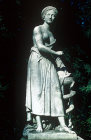 Statue of Greek poetess, Sappho, Cliveden House,  Buckinghamshire, England