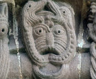 Carving over south door, twelfth century, Church of SS Mary and David, Kilpeck, Herefordshire, England