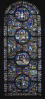 Poor Mans Bible window in the North Quire Aisle Canterbury Cathedral 13th century stained glass