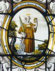 England, Sherborne St John, Hampshire, Saint Lawrence, Netherlandish panel in St Andrew