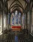 England, Salisbury Cathedral, the Trinity Chapel and the Prisoners of Conscience Window by Gabriel Loire