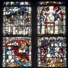 Scenes from the Book of Revelations, 1405-1408, Great East window, York Minster, Yorkshire, England