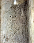 Graffito of the Devil, fourteenth century, St Mary the Virgin Church, Beachamwell, Norfolk, England