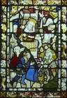 Slaughter of the Innocents, 15th century stained glass, Church of St Peter Mancroft, Norwich, Norfolk, Great B ritain