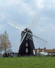 Smock windmill, dating from 1650, restored, Lacey Green, Buckinghamshire, England