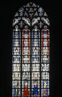 William IV of Bavaria, detail of fifteenth century window in Basilica of St Martin, Halle, Belgium