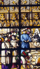 Tax on wine, by Arnold van der Spits, fifteenth century, Tournai Cathedral, Belgium