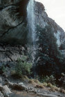 Eland Cave and waterfall Natal Drakensberg