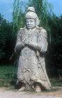 Military Mandarin, fifteenth century sculpture, China