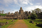Bayon temple, general view, Angkor Thom, completed late twelfth century by King Jayarman VII, Cambodia