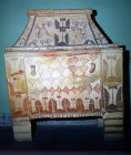 Terracotta burial chest Heraklion Museum, Crete