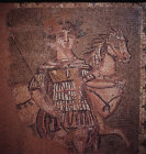 Paphos Cyprus Castor or Pollux 3rd century AD mosaic in a Roman Villa