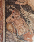 Paphos Cyprus Eurotas the River God a Roman mosaic
