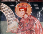 Solomon, wall painting in the Church of the Archangel Michael, Pedoulas,  Cyprus