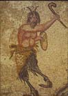 Pan, 3rd century Roman mosaic, Paphos, Cyprus