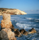 Cyprus bay near Paphos where Aphrodite rose from the water