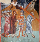 Simon carrying Christ