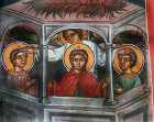 Three youths in the burning fiery furnace, fifteenth century, Church of the Holy Saviour, Paleochorio Cyprus
