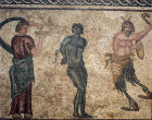 Paphos Cyprus Roman mosaic of a slave