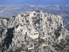 Buffavento Castle, 11th - 14th century, aerial from the south, Kibris, Cyprus