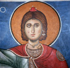 Daniel one of the 12 Prophets in the dome of Panagia Tou Arakou Lagoudera Cyprus 1192 AD
