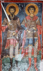 Cyprus, St Theodorus and St George in the Church of St Nicholas of the Roof,  Kakopetria