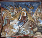 Cyprus, Lagoudera, the Nativity in the Church of Panagia Tou Arakou 1192 AD