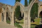 Bellapais Abbey cloisters, 1198-1205, Northern Cyprus