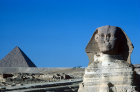 Sphinx and Pyramid of Menkaure, Giza, Egypt