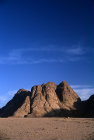 Egypt, Sinai, St Catherine, Mount Sinai, Jebel Musa from al-Raha plain