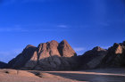 Egypt, Sinai, St Catherine, Mount Sinai, Jebel Musa from al-Raha plain