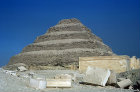 Egypt, Saqqara, Stepped Pyramid of Djoser, first king of third dynasty, twentyseventh century BC, built by architect Imhotep