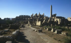 Egypt, Karnak, general view of temple complex, with obelisks