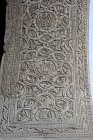 Egypt, Cairo, ninth century mosque of Ahmad Ibn Tulun, Abbasid governor of Egypt, 868-84,detail of geometric foliate decoration on arch on South side of courtyard