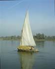 Laden felucca on the river Nile, Egypt