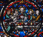 Last Supper, thirteenth century, Bourges Cathedral, France